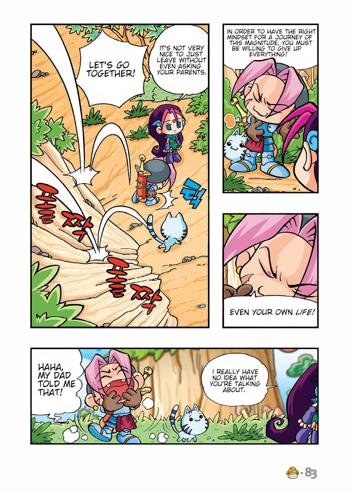Comic Maplestory Offline RPG Chapter 3 page 5 - Chapter 3 : Please Deliver This Letter!