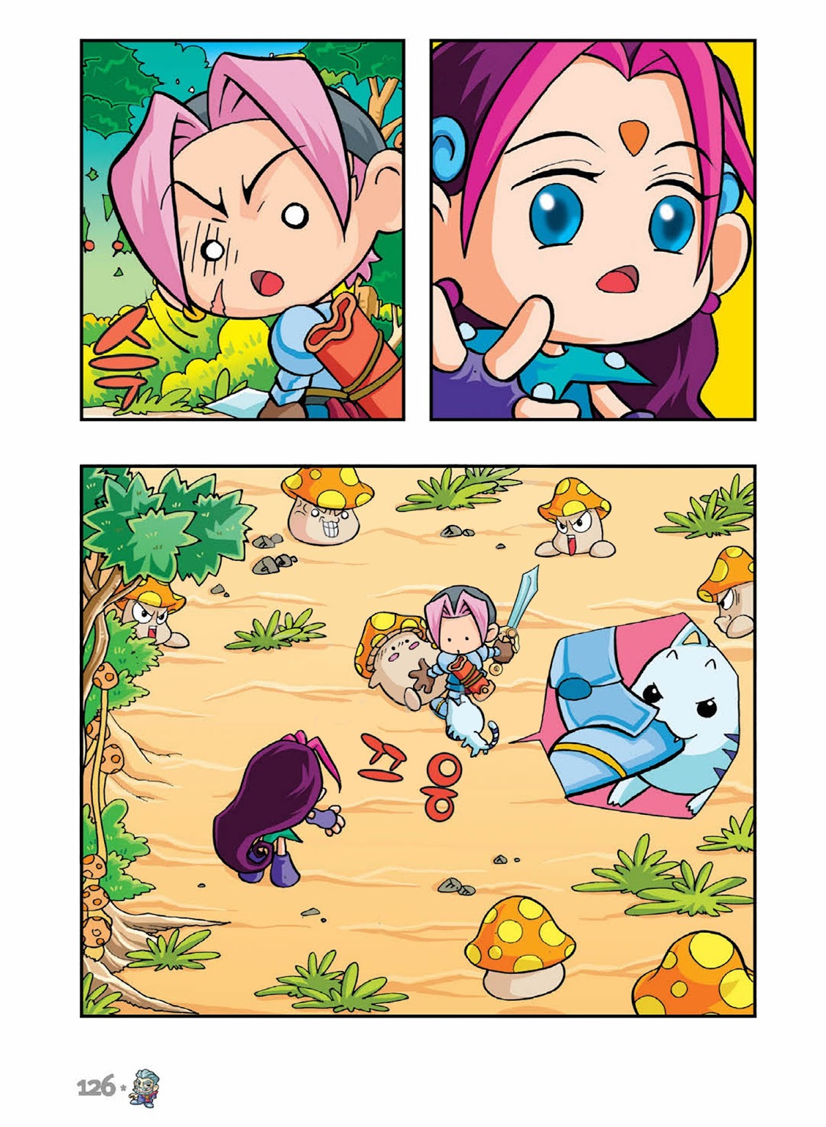 Comic Maplestory Offline RPG Chapter 4 page 10 - Chapter 4 : Befriending a Mushroom Monster!