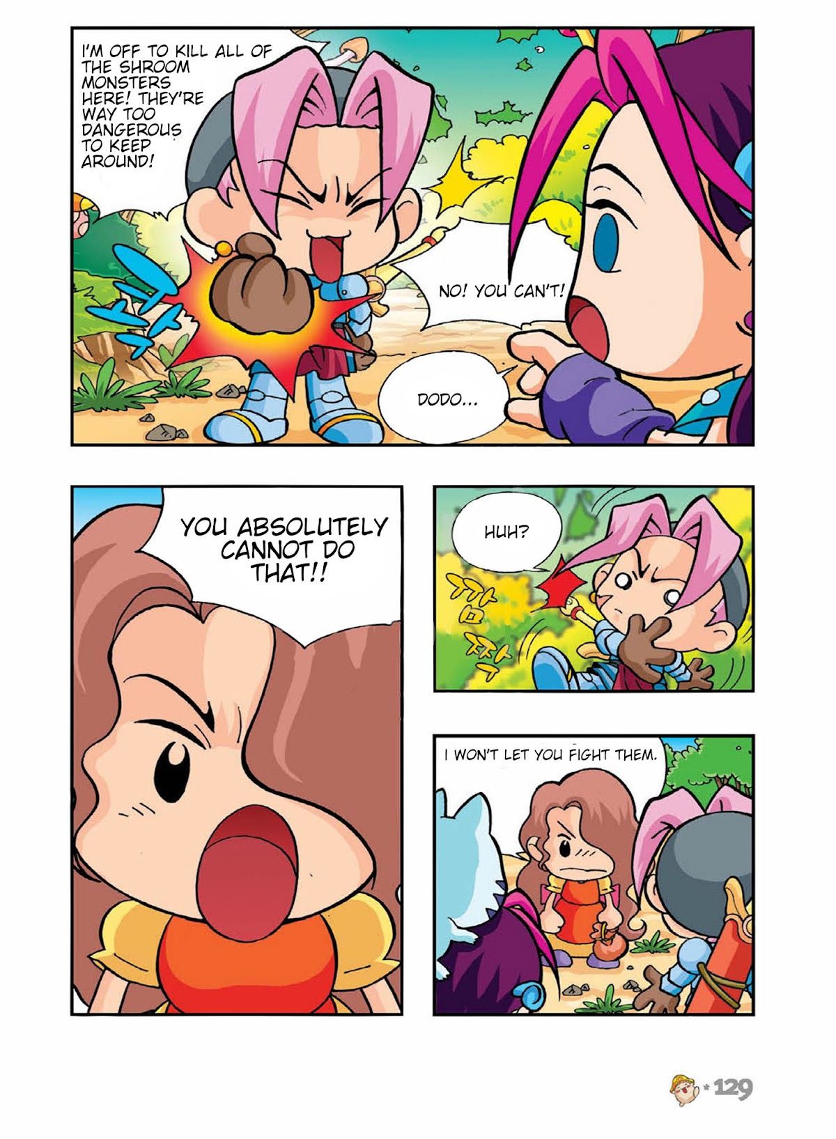 Comic Maplestory Offline RPG Chapter 4 page 13 - Chapter 4 : Befriending a Mushroom Monster!