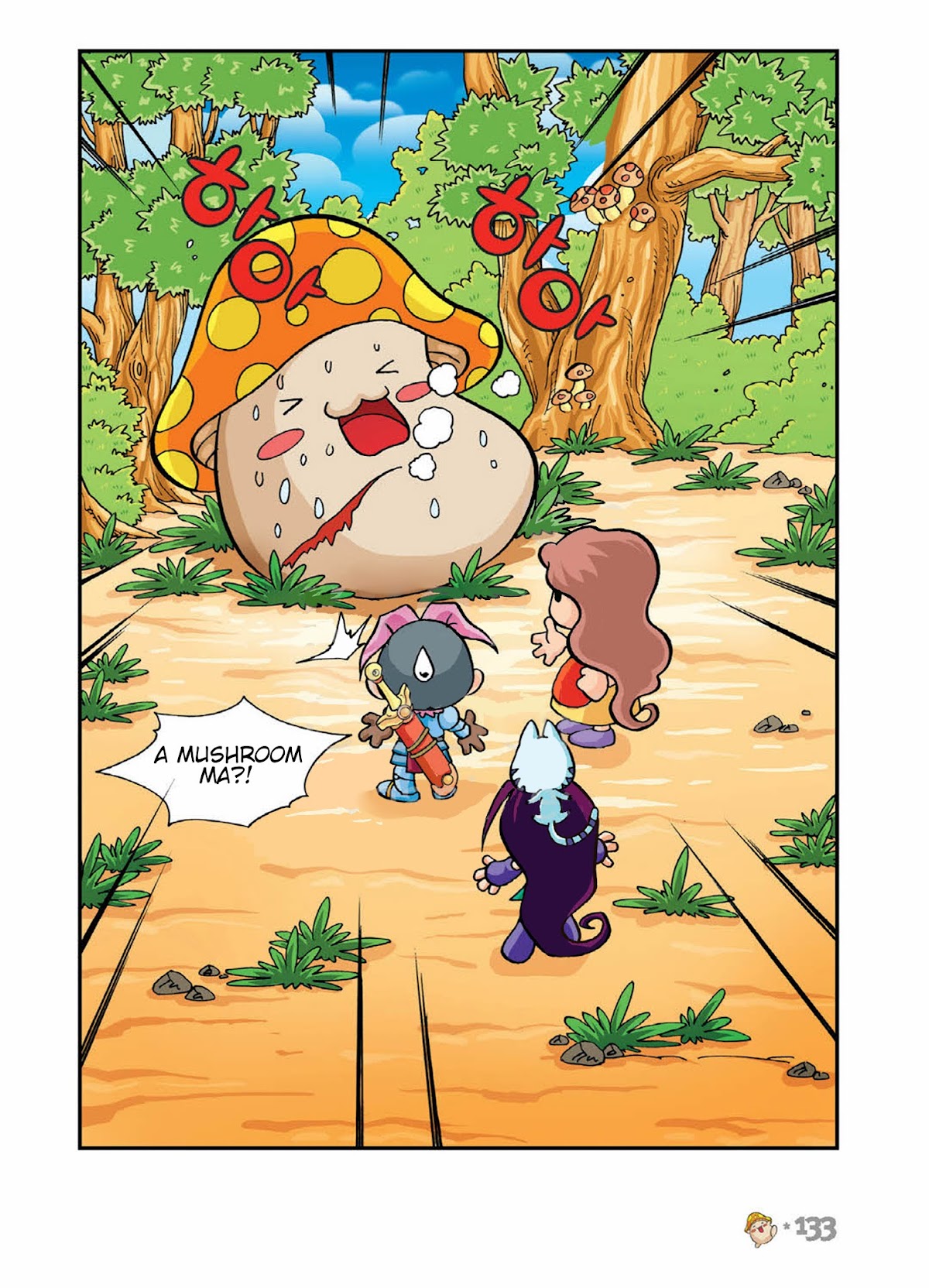 Comic Maplestory Offline RPG Chapter 4 page 17 - Chapter 4 : Befriending a Mushroom Monster!
