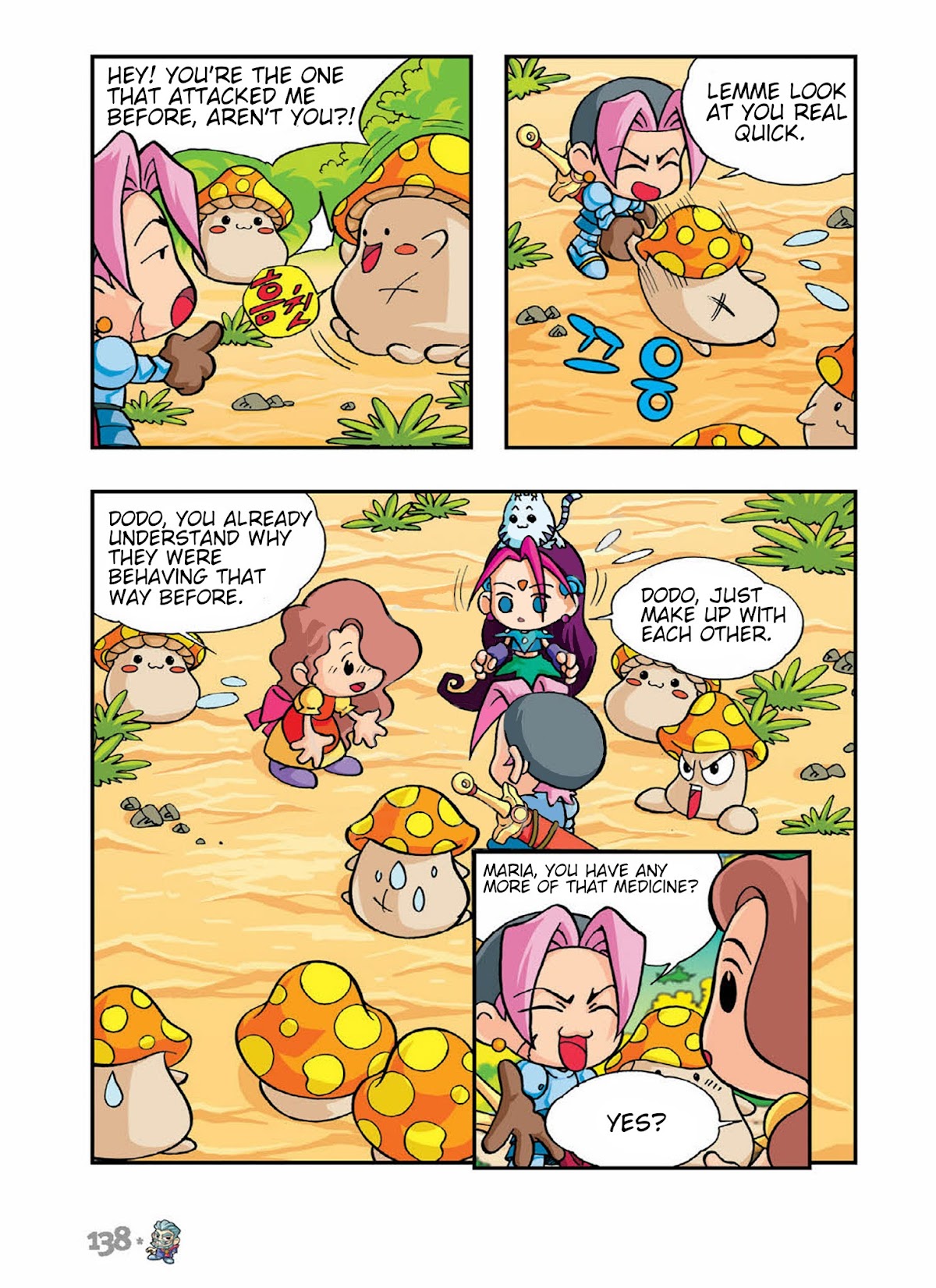 Comic Maplestory Offline RPG Chapter 4 page 22 - Chapter 4 : Befriending a Mushroom Monster!