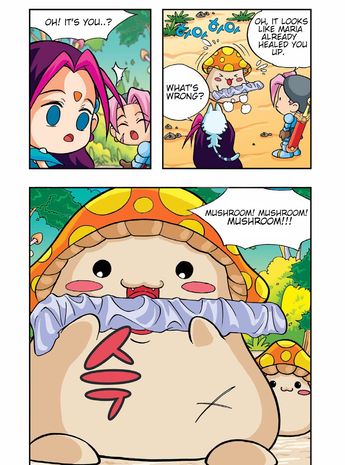 Comic Maplestory Offline RPG Chapter 4 page 25 - Chapter 4 : Befriending a Mushroom Monster!