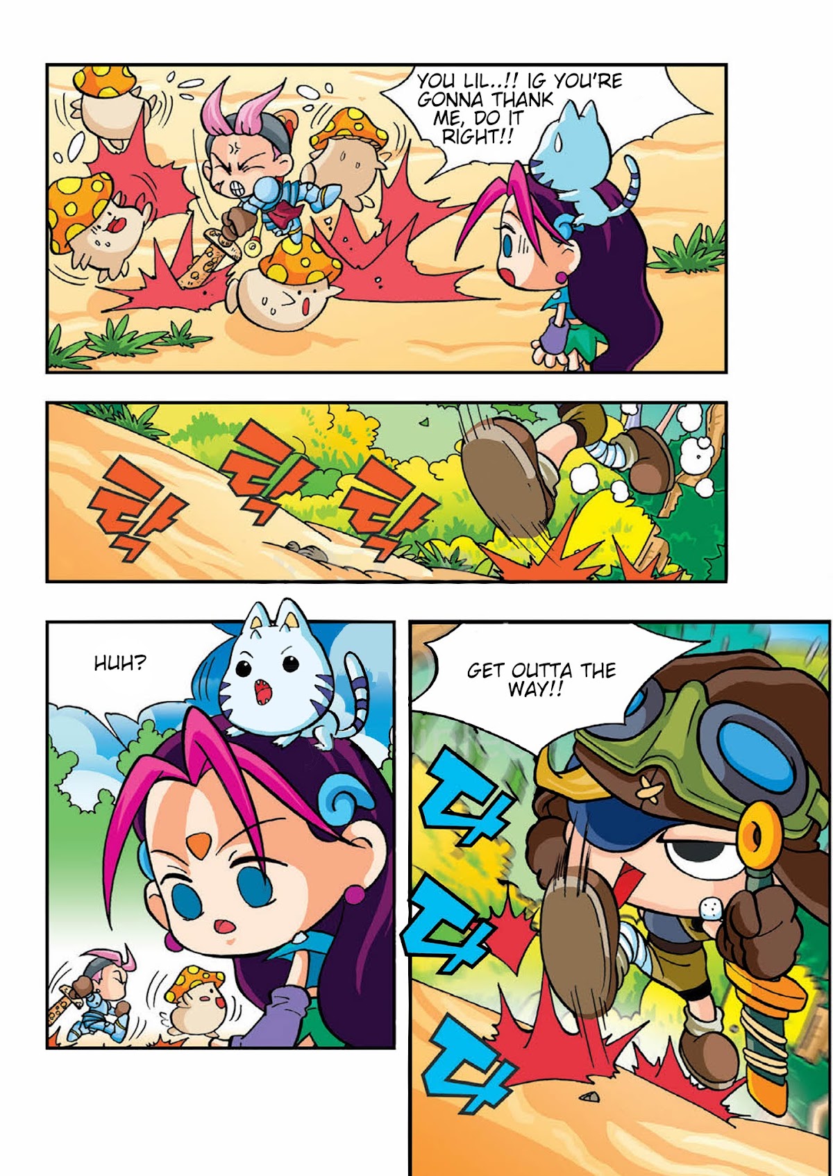 Comic Maplestory Offline RPG Chapter 4 page 29 - Chapter 4 : Befriending a Mushroom Monster!