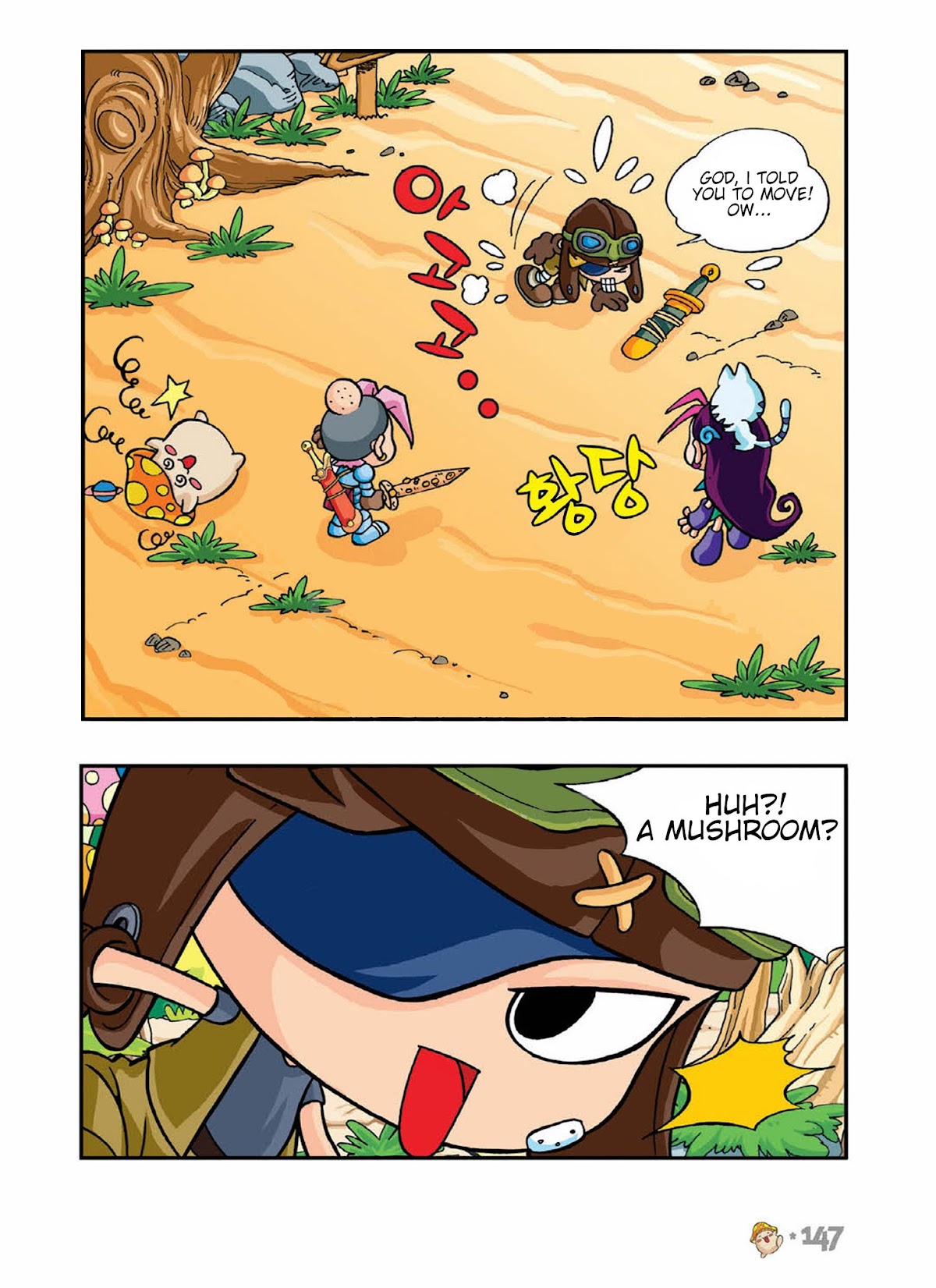 Comic Maplestory Offline RPG Chapter 4 page 31 - Chapter 4 : Befriending a Mushroom Monster!