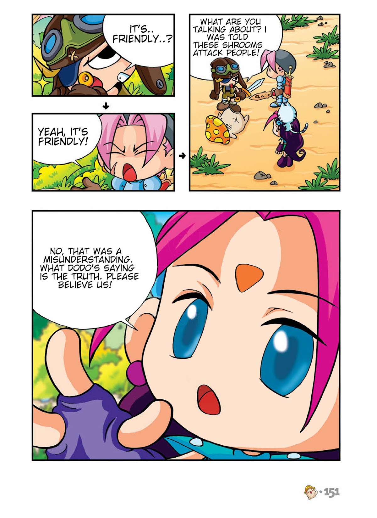 Comic Maplestory Offline RPG Chapter 4 page 35 - Chapter 4 : Befriending a Mushroom Monster!