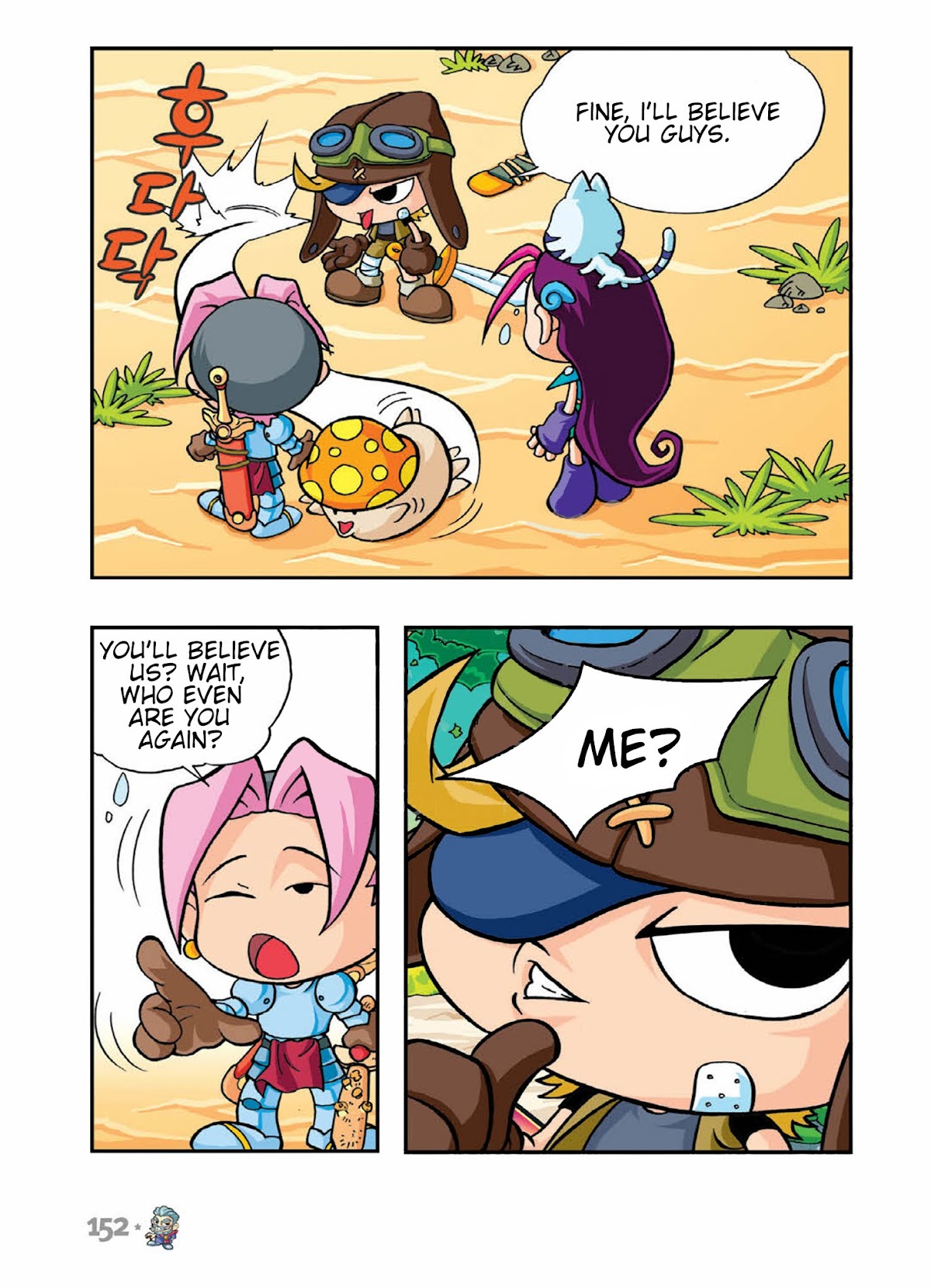 Comic Maplestory Offline RPG Chapter 4 page 36 - Chapter 4 : Befriending a Mushroom Monster!