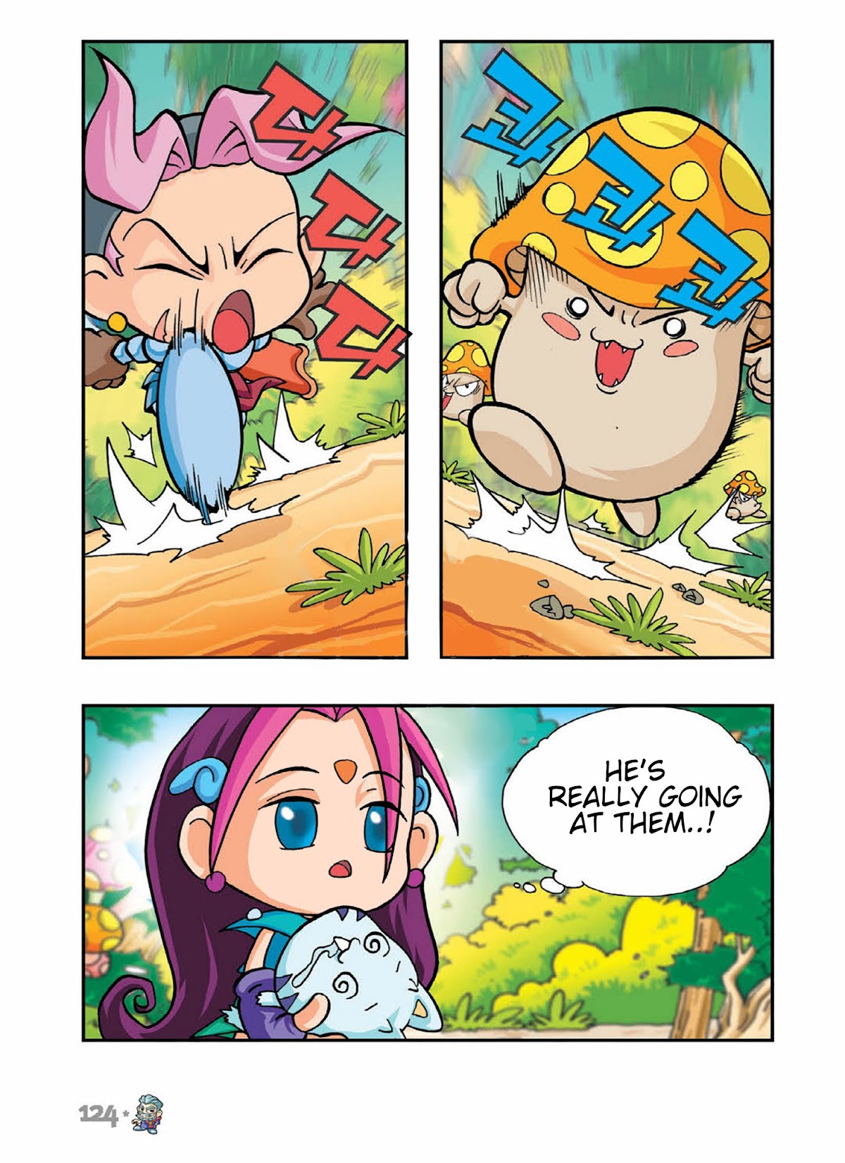 Comic Maplestory Offline RPG Chapter 4 page 8 - Chapter 4 : Befriending a Mushroom Monster!