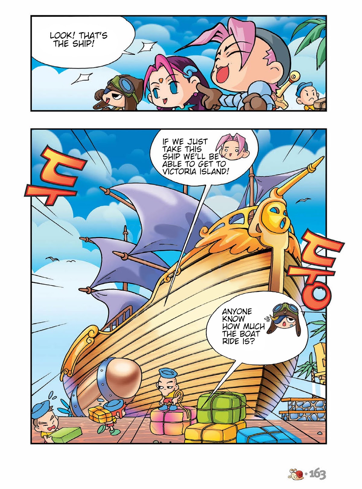 Comic Maplestory Offline RPG Chapter 5 page 11 - Chapter 5 : Let's Go To Victoria Island!