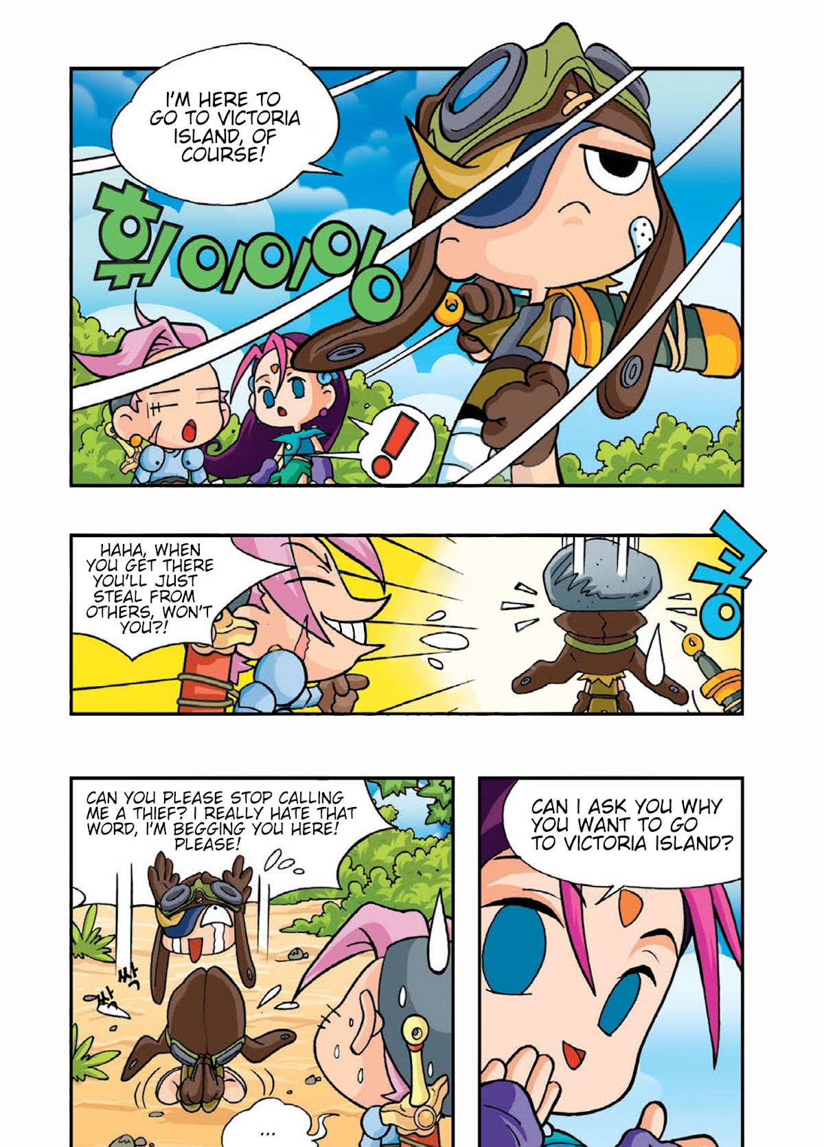 Comic Maplestory Offline RPG Chapter 5 page 7 - Chapter 5 : Let's Go To Victoria Island!
