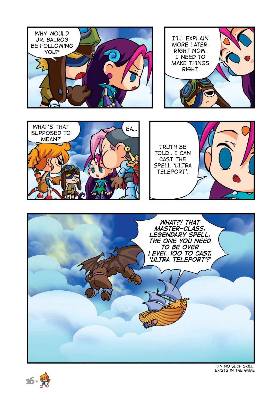 Comic Maplestory Offline RPG Chapter 6 page 14 - Chapter 6: Morning at Florina!