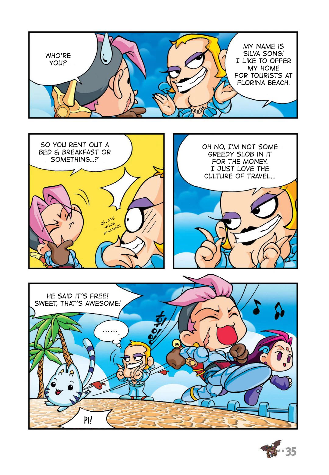 Comic Maplestory Offline RPG Chapter 6 page 33 - Chapter 6: Morning at Florina!