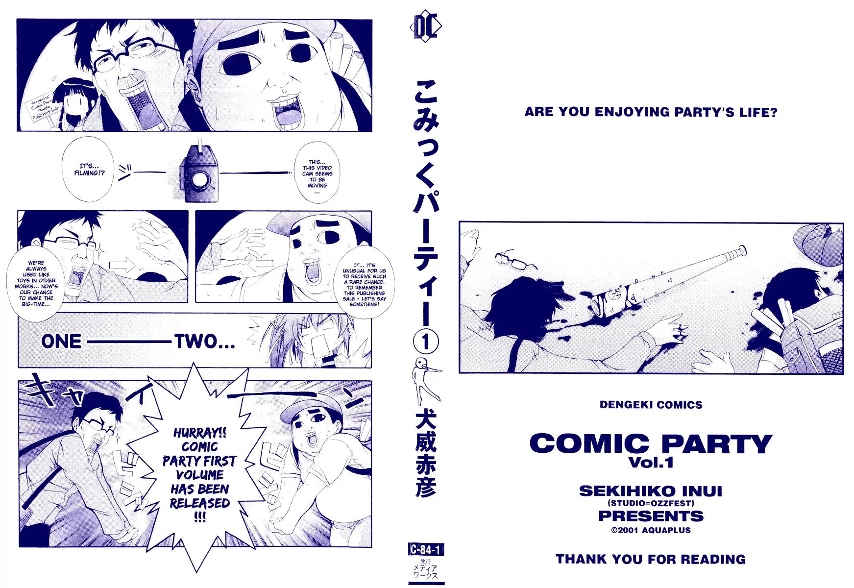 Comic Party Chapter 1 page 2 - Chapter 1: Start Up!!
