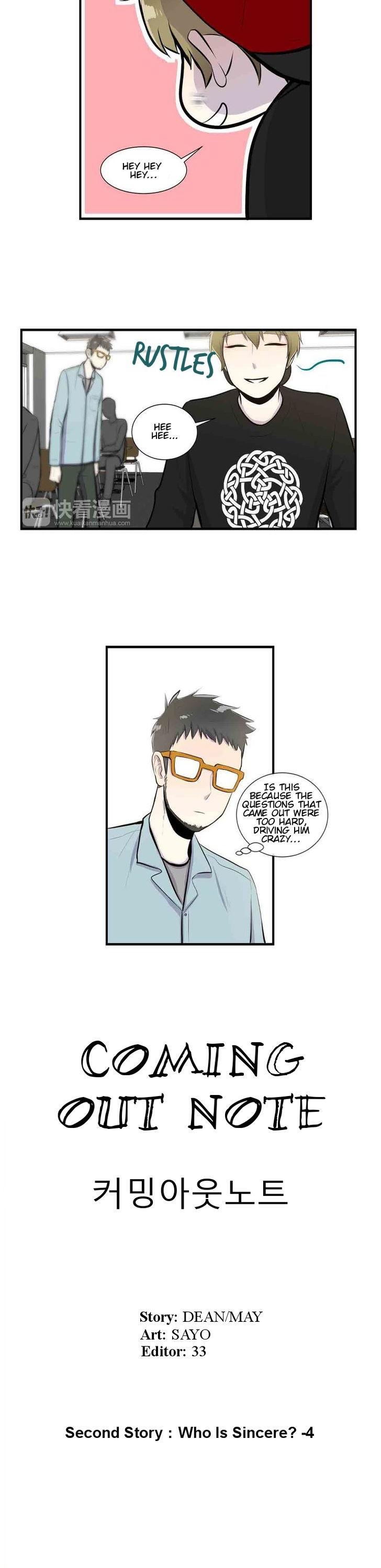 Coming Out Note Chapter 8 page 2 - Chapter 8 : Xue Zhang's Jokes