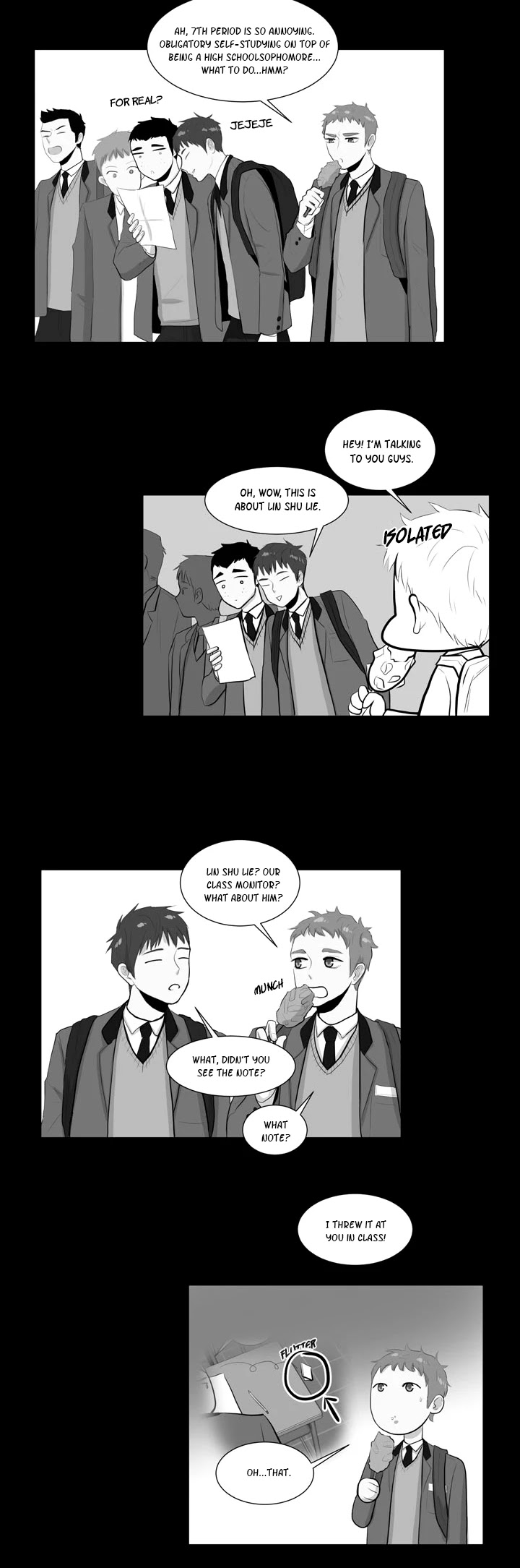Coming Out Note Chapter 9 page 7 - Chapter 9