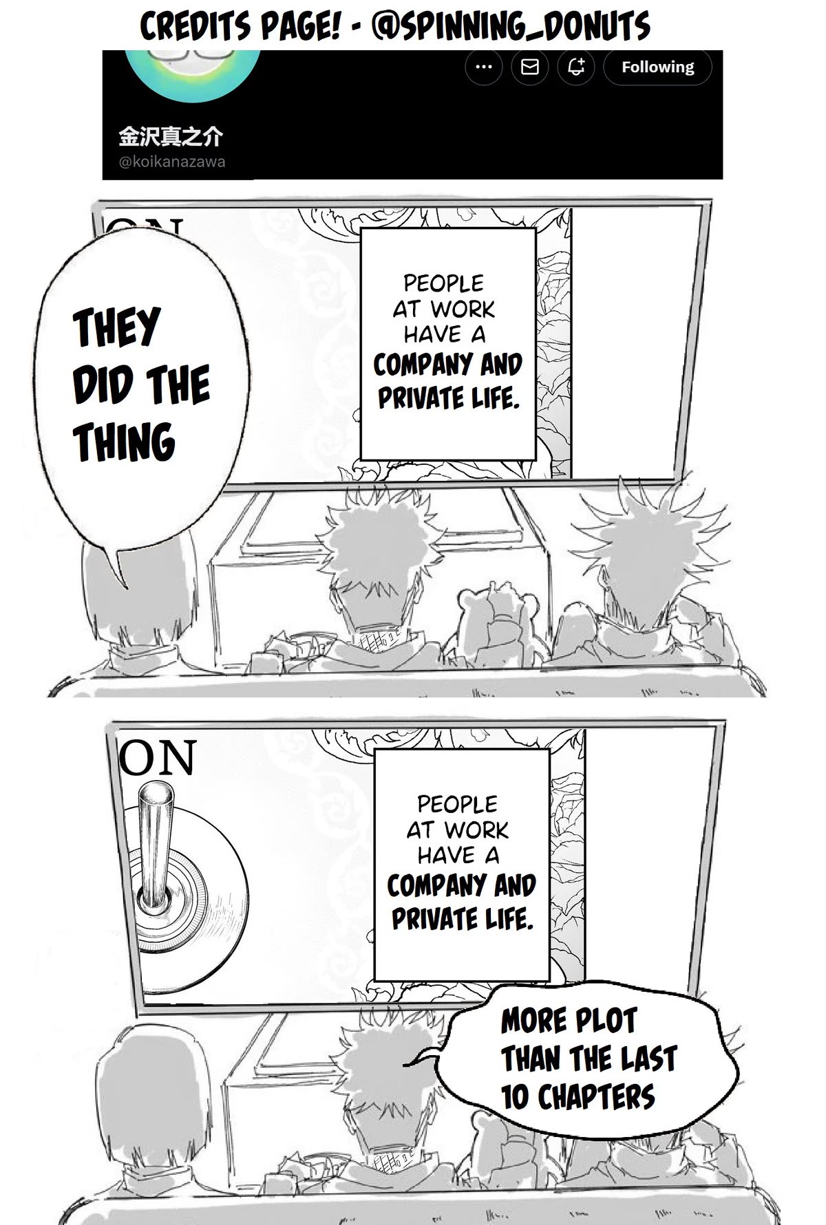 Company and Private Life -On and Off- Chapter 1 page 22 - Chapter 1