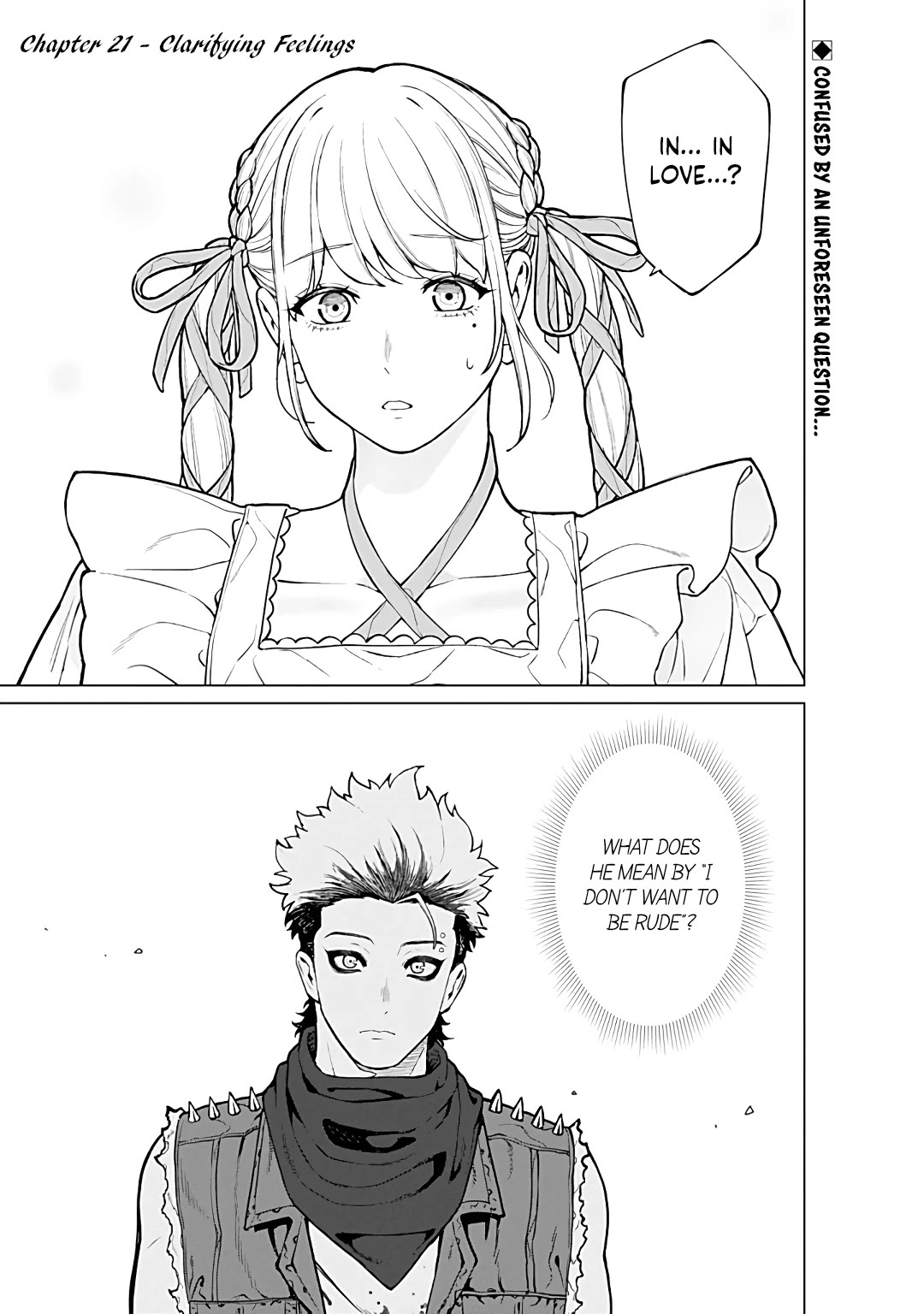 Company and Private Life -On and Off- Chapter 21 page 1 - Chapter 21: Clarifying Feelings