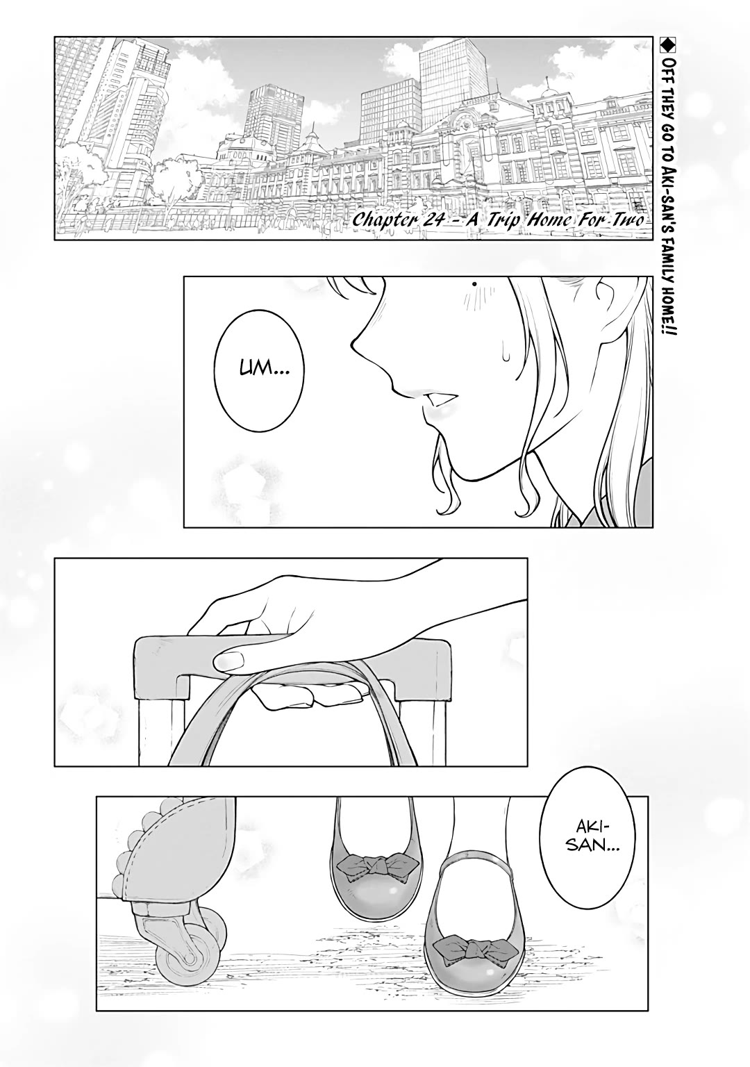 Company and Private Life -On and Off- Chapter 24 page 1 - Chapter 24: A Trip Home For Two