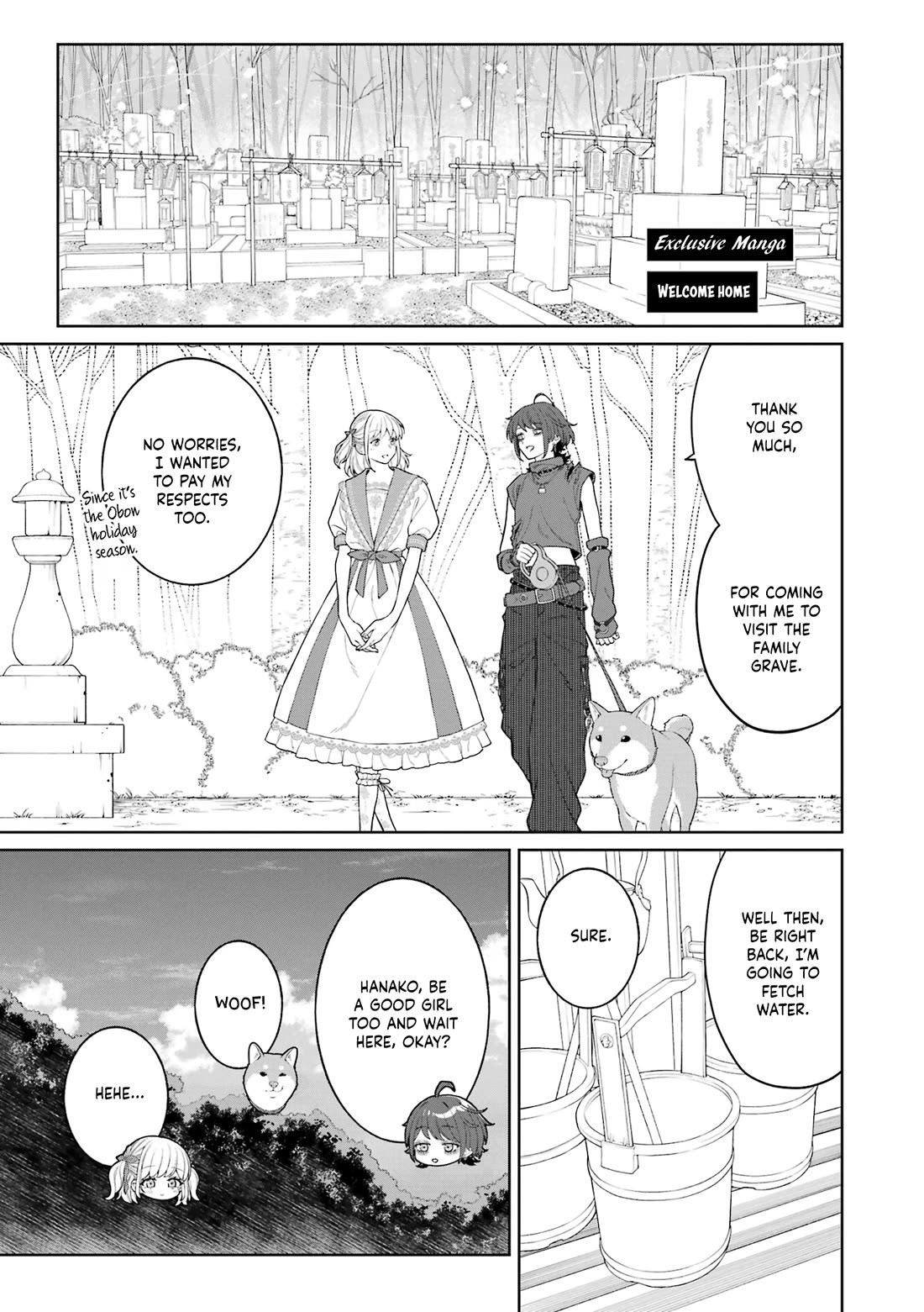 Company and Private Life -On and Off- Chapter 26.5 page 4 - Chapter 26.5: Extra Chapter Volume 5 - Welcome Home