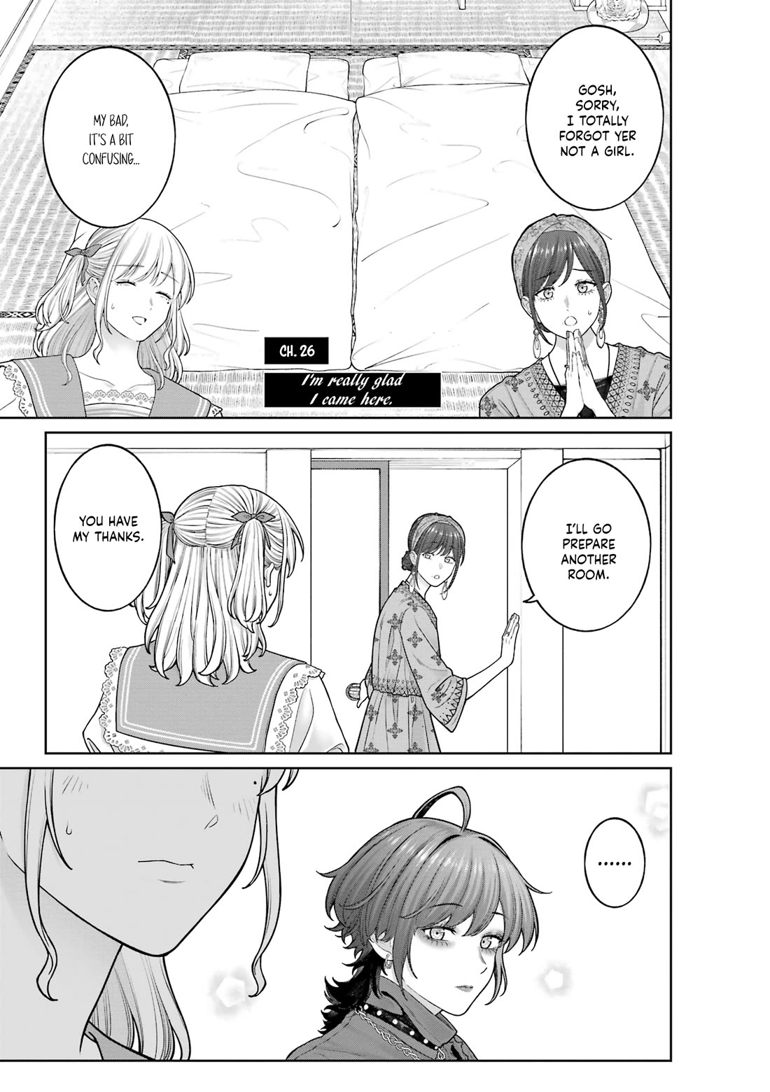 Company and Private Life -On and Off- Chapter 26 page 1 - Chapter 26: I'm Really Glad I Came Here