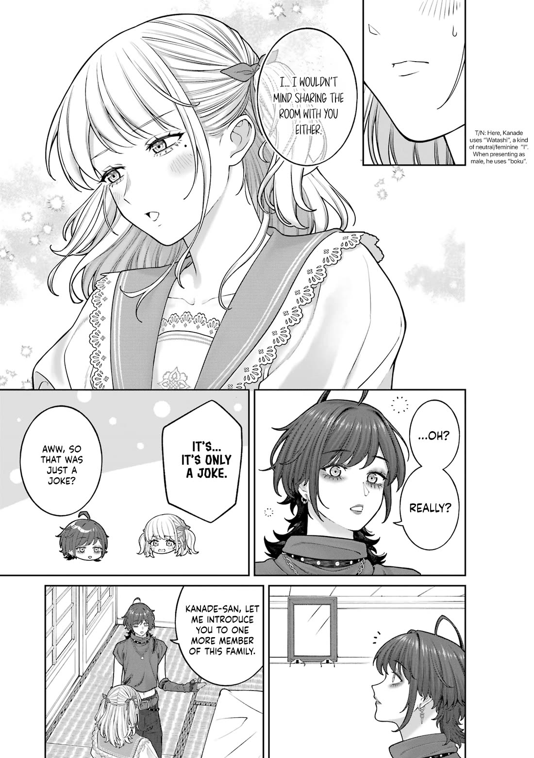 Company and Private Life -On and Off- Chapter 26 page 3 - Chapter 26: I'm Really Glad I Came Here