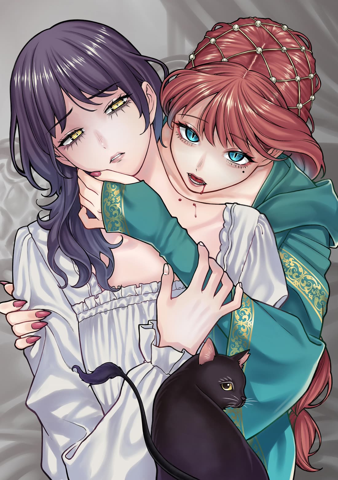 Company and Private Life Chapter 115.5 page 1 - Chapter 115.5: Offshot: Carmilla (Halloween)