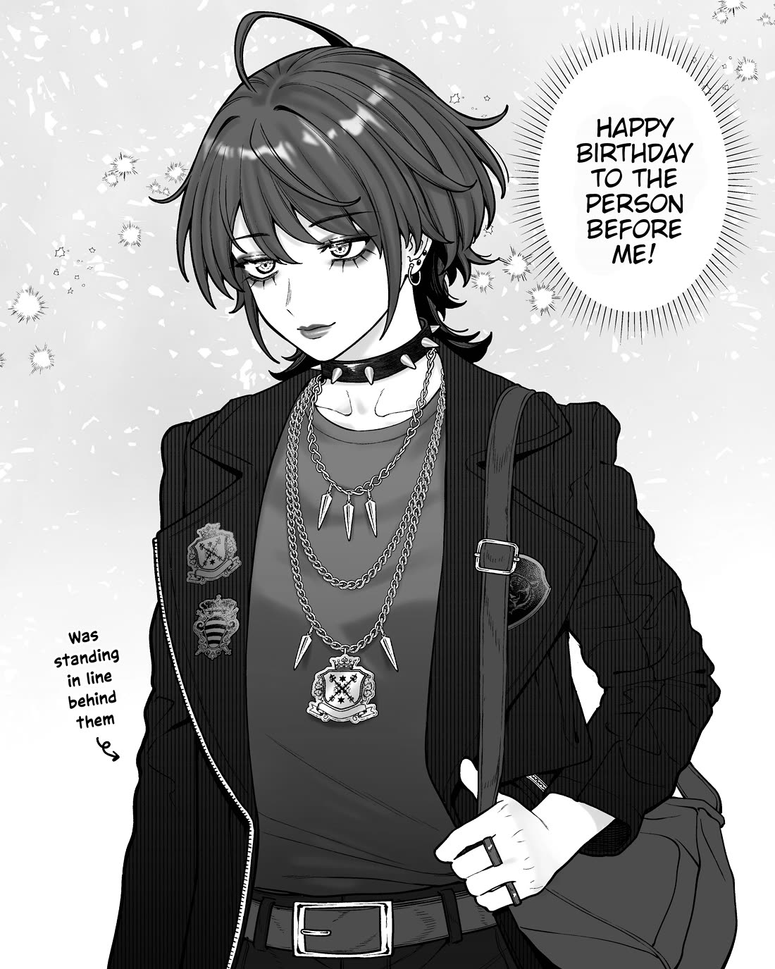 Company and Private Life Chapter 194.5 page 2 - Chapter 194.5: Amata-san's Birthday