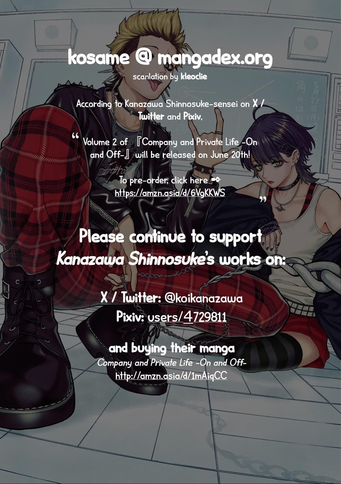 Company and Private Life Chapter 77.1 page 2 - Chapter 77.1: Volume 2 Release Date