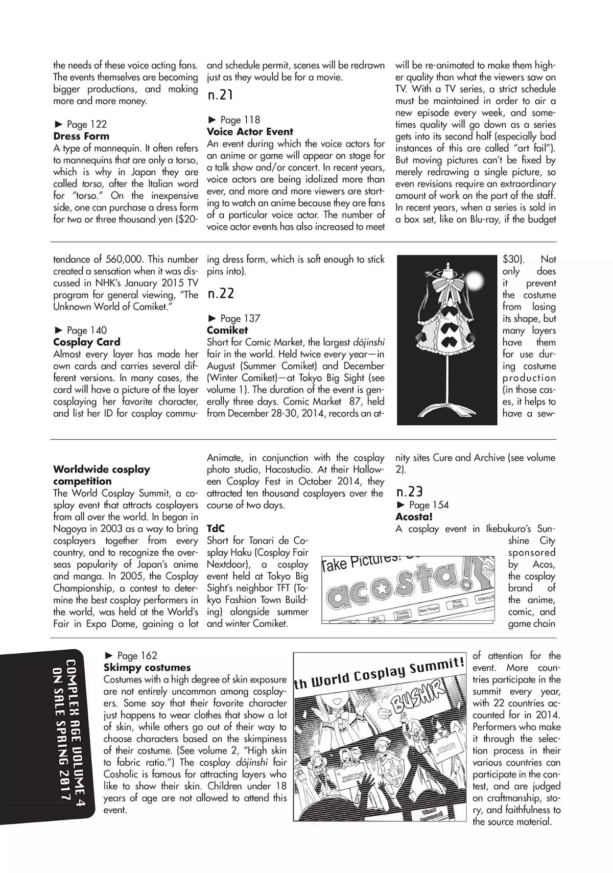 Complex Age Chapter 24.6 page 3 - Vol.3 Cospedia: Glossary of Cosplay Terms