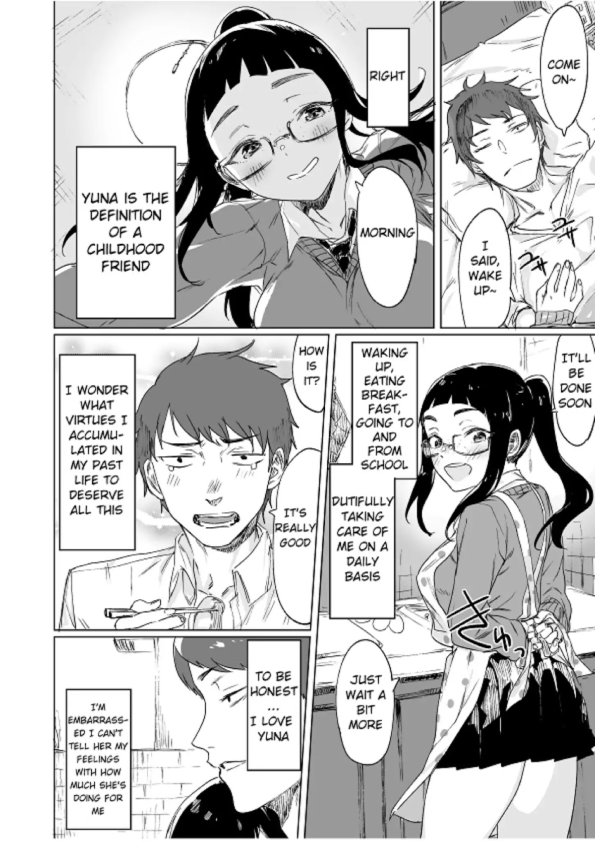 Confessing to My Childhood Friend Who’s Worried She’s Plain Chapter 1 page 2 - Chapter 1