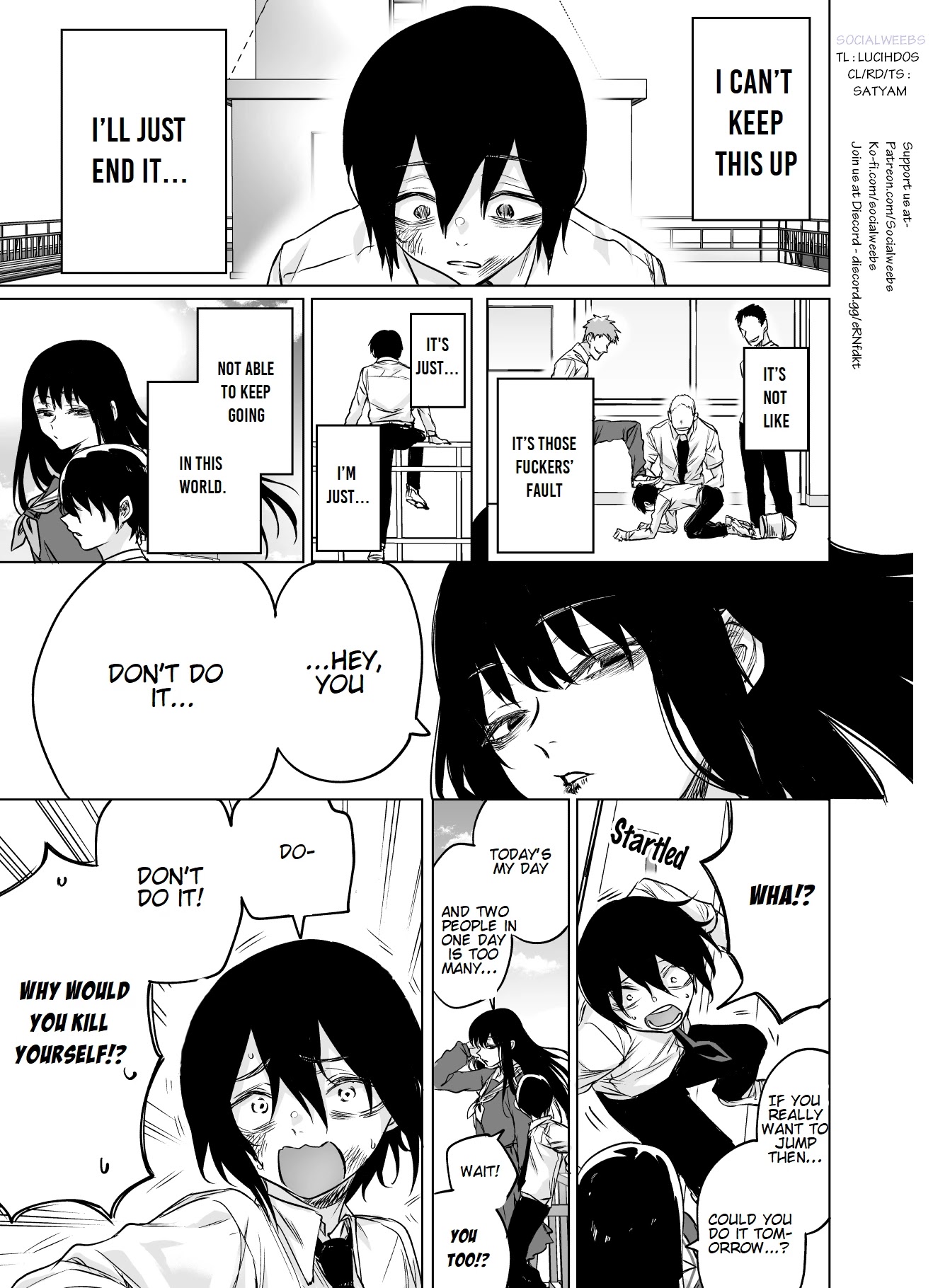Confession Series Chapter 11 page 1 - Chapter 11: You’re so kind, you’d even die for someone…