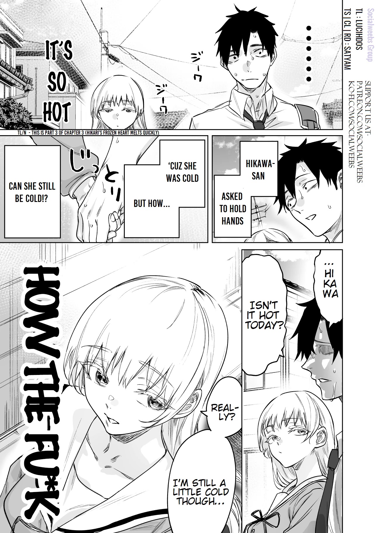 Confession Series Chapter 12 page 1 - Chapter 12: Five-toes socks and lovers’ hand holding