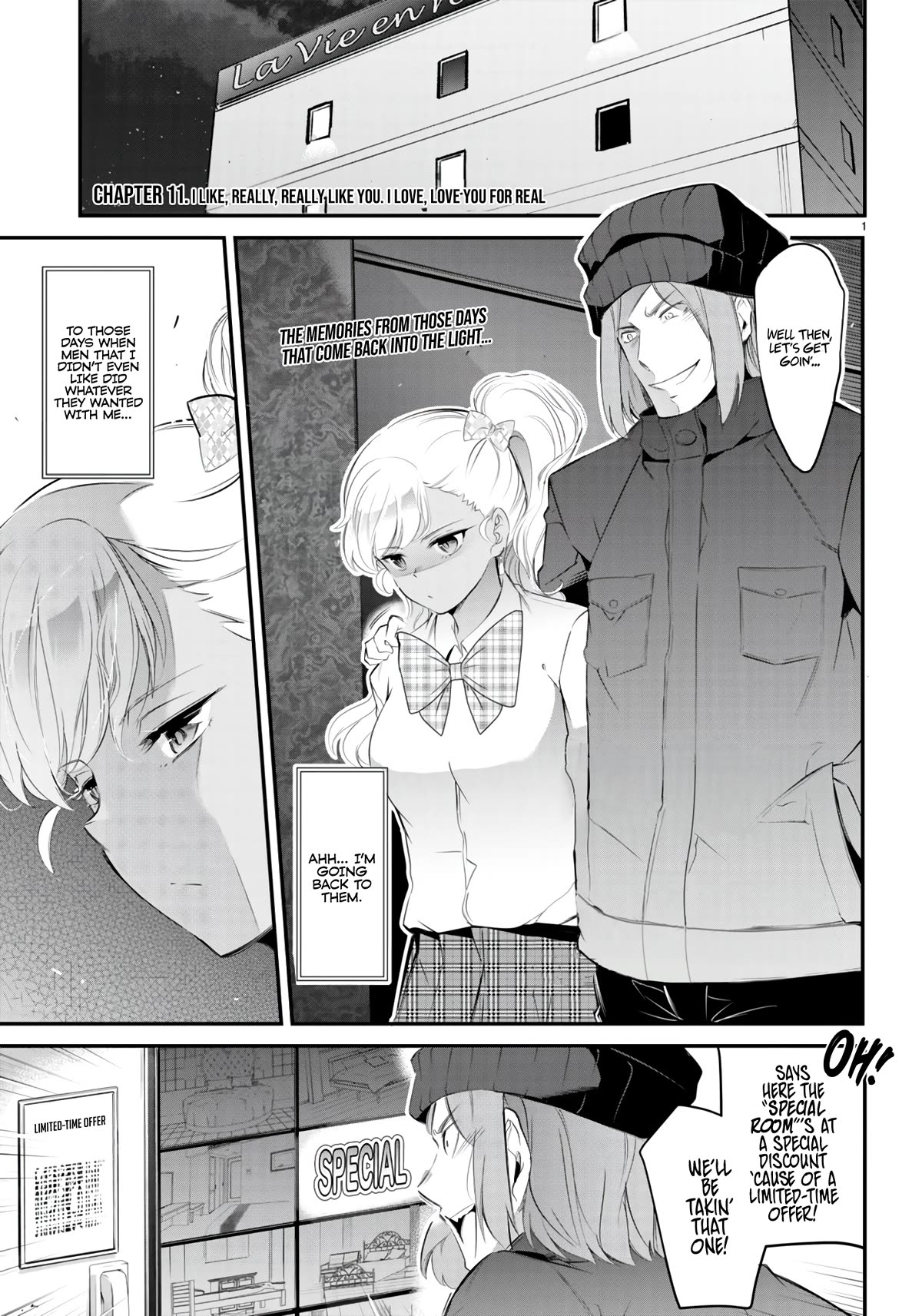 Confinement King Chapter 11 page 2 - Chapter 11: I Like, Really, Really Like You. I Love You. I Love You for Real.