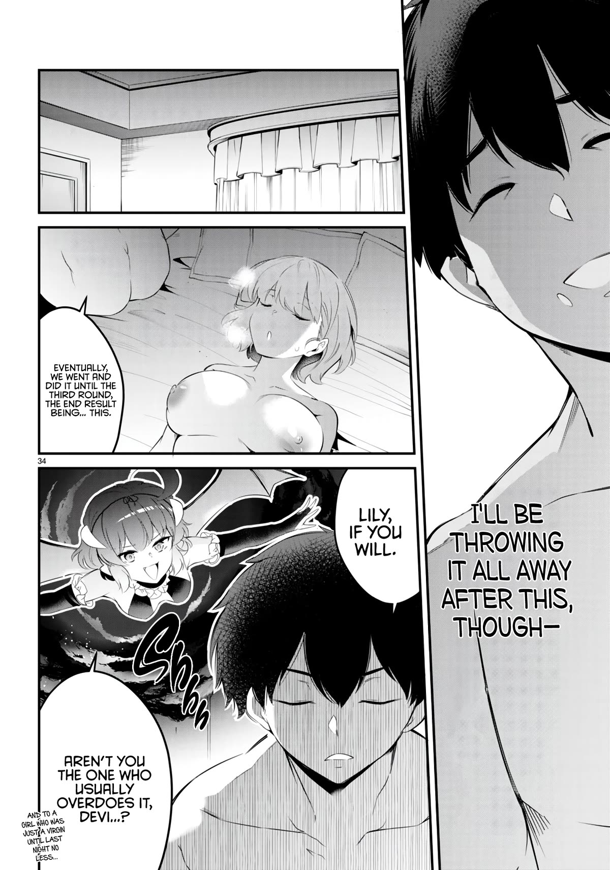 Confinement King Chapter 11 page 35 - Chapter 11: I Like, Really, Really Like You. I Love You. I Love You for Real.