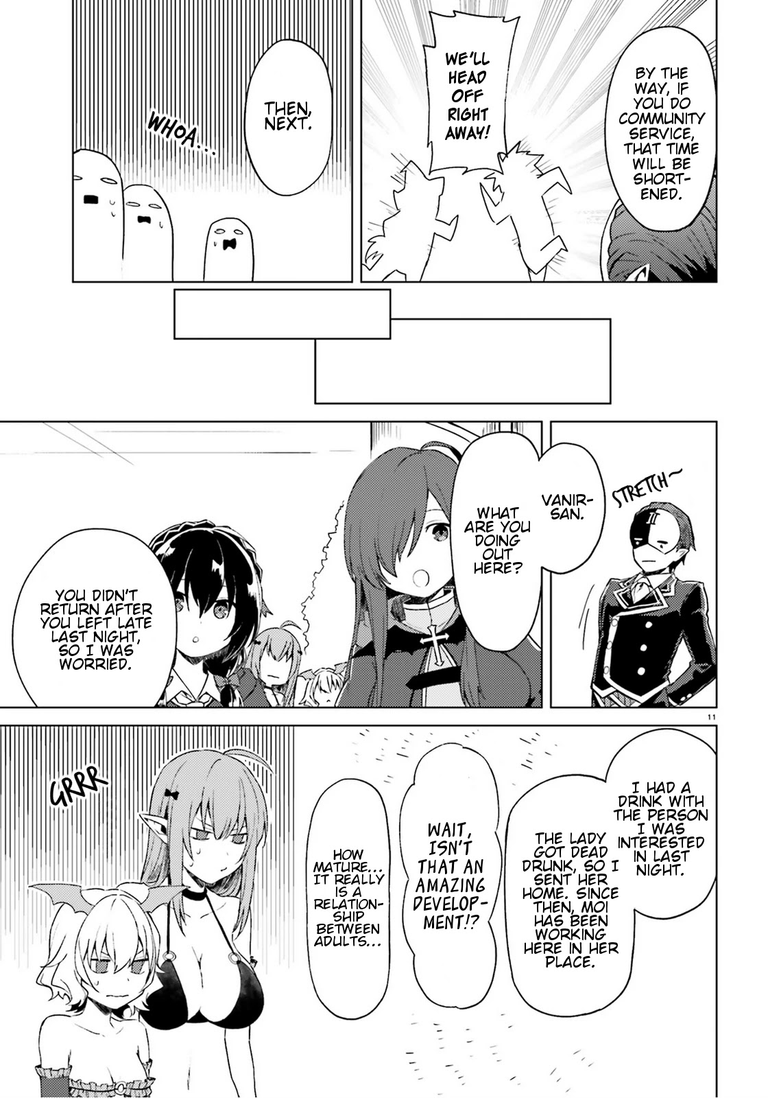 Consulting with this Masked Devil Chapter 6 page 11 - Chapter 6: Today As A Receptionist