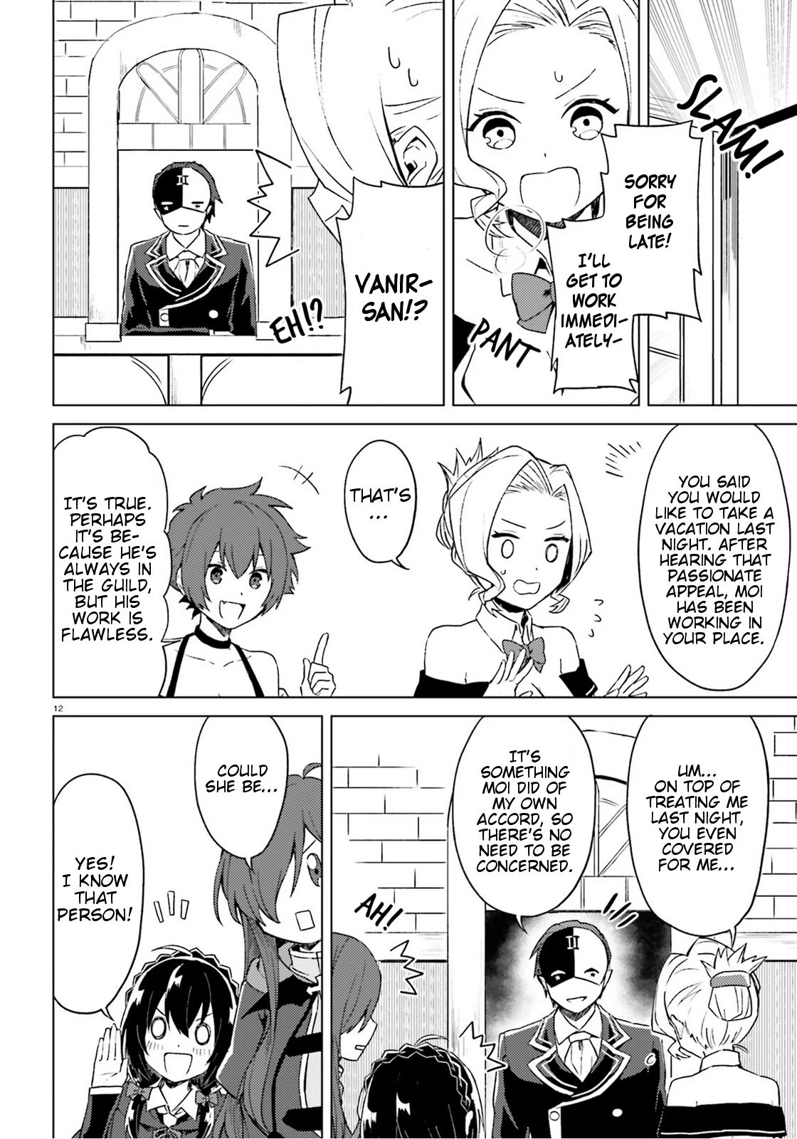 Consulting with this Masked Devil Chapter 6 page 12 - Chapter 6: Today As A Receptionist