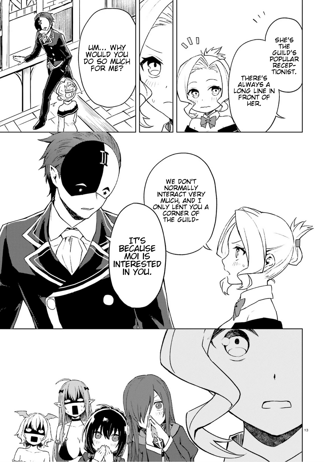 Consulting with this Masked Devil Chapter 6 page 13 - Chapter 6: Today As A Receptionist