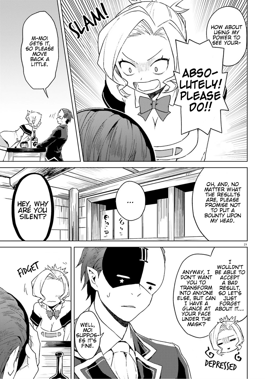 Consulting with this Masked Devil Chapter 6 page 21 - Chapter 6: Today As A Receptionist