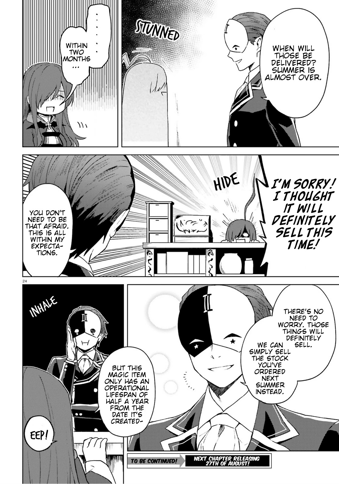Consulting with this Masked Devil Chapter 6 page 24 - Chapter 6: Today As A Receptionist