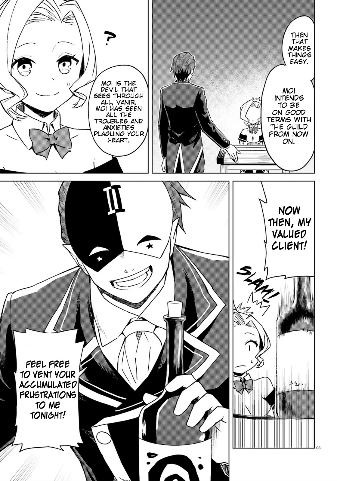Consulting with this Masked Devil Chapter 6 page 3 - Chapter 6: Today As A Receptionist