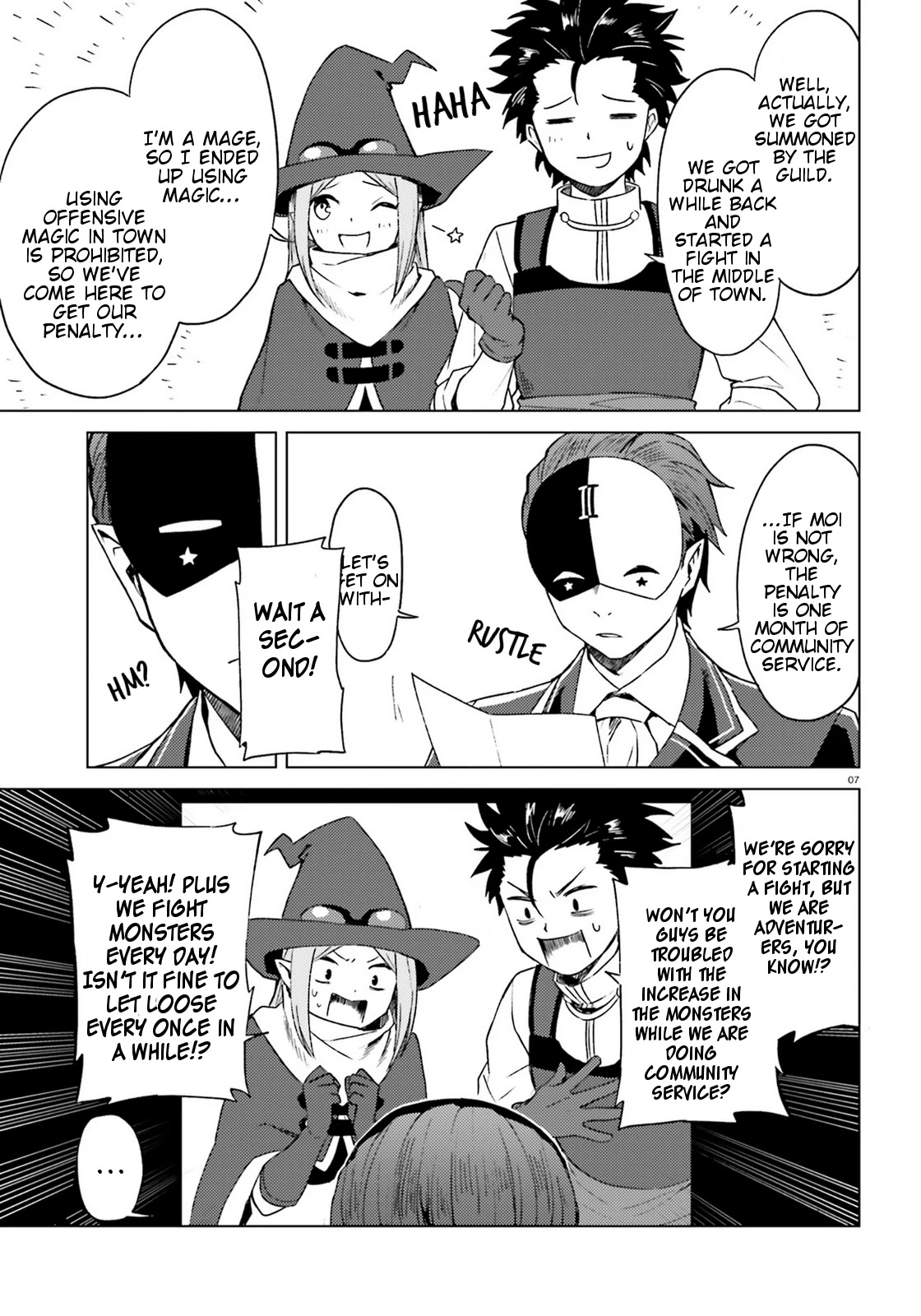 Consulting with this Masked Devil Chapter 6 page 7 - Chapter 6: Today As A Receptionist