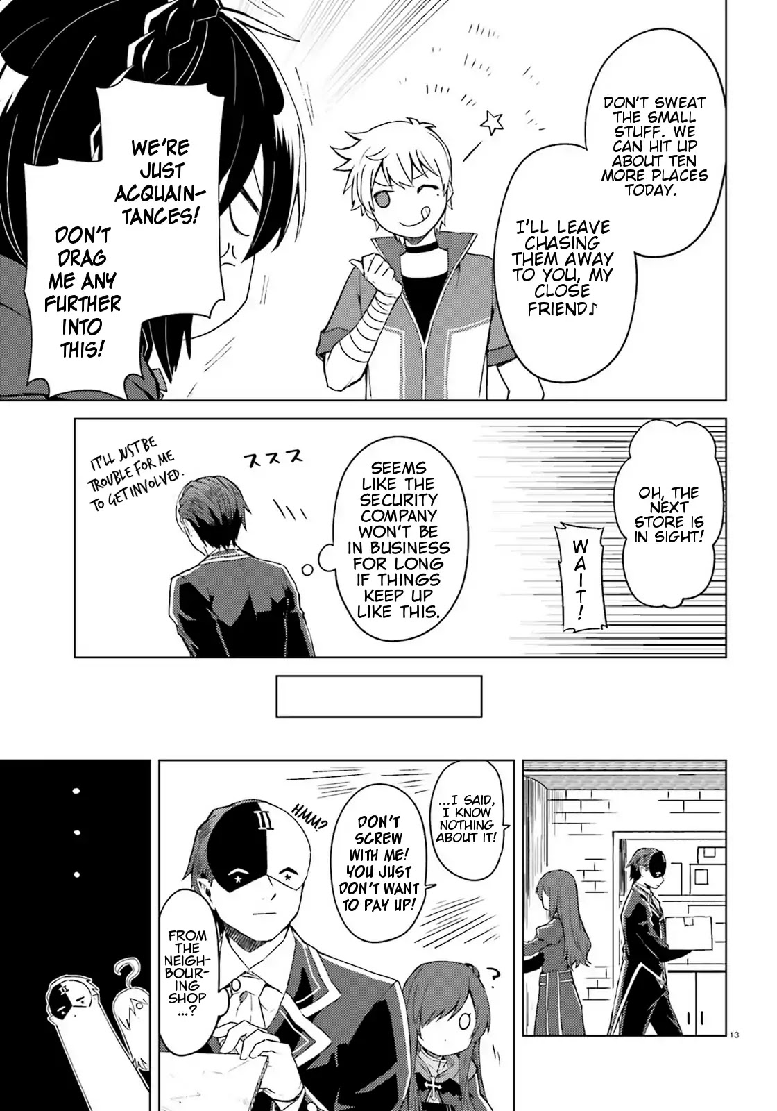 Consulting with this Masked Devil Chapter 8 page 13 - Chapter 8: Today As A Helper