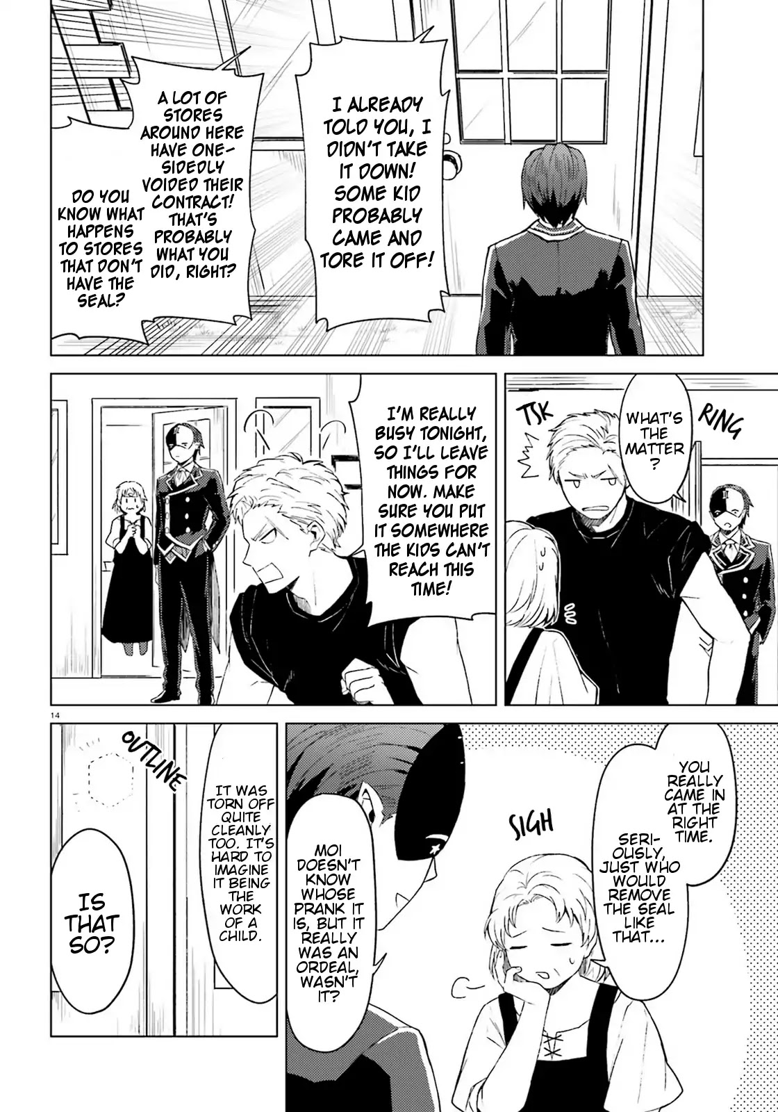 Consulting with this Masked Devil Chapter 8 page 14 - Chapter 8: Today As A Helper