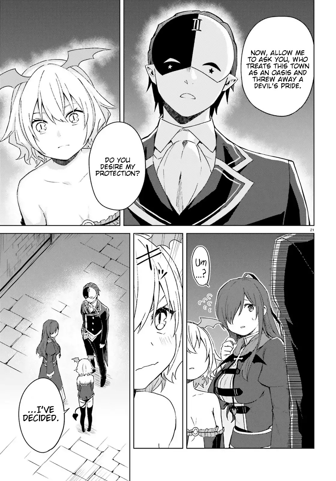 Consulting with this Masked Devil Chapter 8 page 21 - Chapter 8: Today As A Helper
