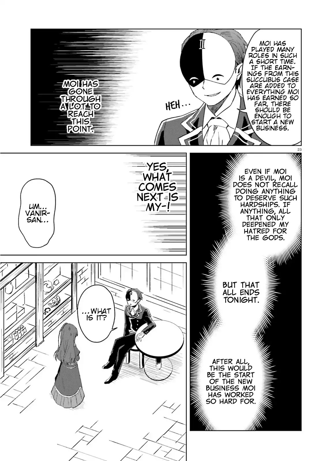Consulting with this Masked Devil Chapter 9 page 23 - Chapter 9: Today As A Bodyguard