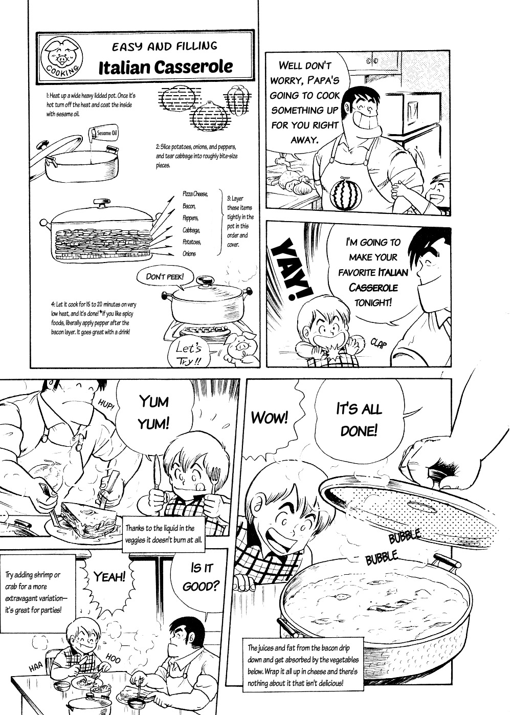 Cooking Papa Chapter 1 page 14 - Chapter 1: An Easy and Filling Italian Casserole