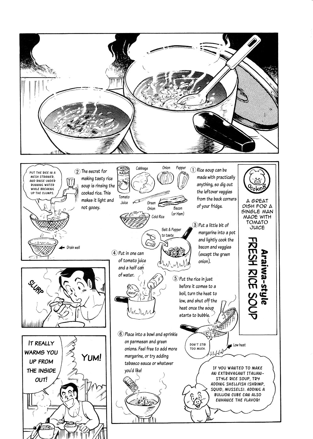 Cooking Papa Chapter 10 page 15 - Chapter 10: Simple Hangover Rice Soup