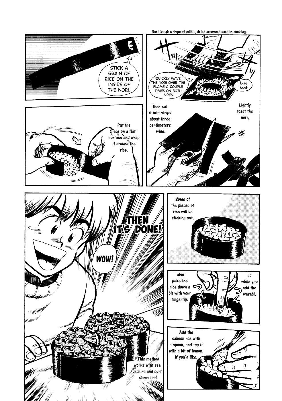 Cooking Papa Chapter 21 page 10 - Chapter 21: For a Challenge, Try Making Sushi!