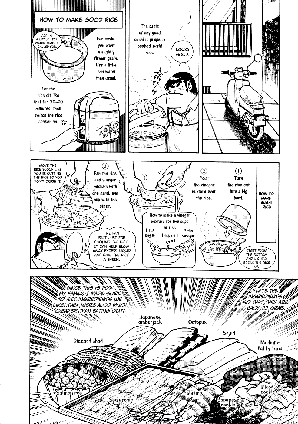 Cooking Papa Chapter 21 page 5 - Chapter 21: For a Challenge, Try Making Sushi!