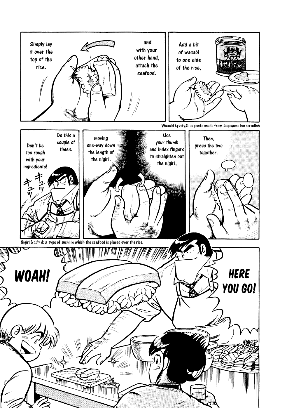 Cooking Papa Chapter 21 page 8 - Chapter 21: For a Challenge, Try Making Sushi!