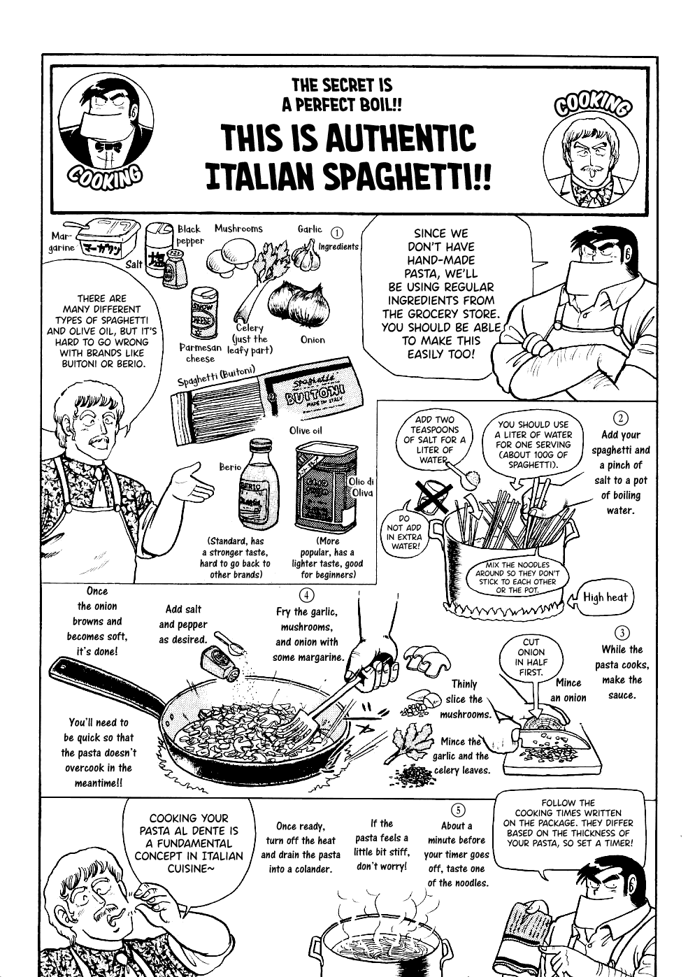 Cooking Papa Chapter 22 page 13 - Chapter 22: Dammi di Più Authentic Italian Spaghetti